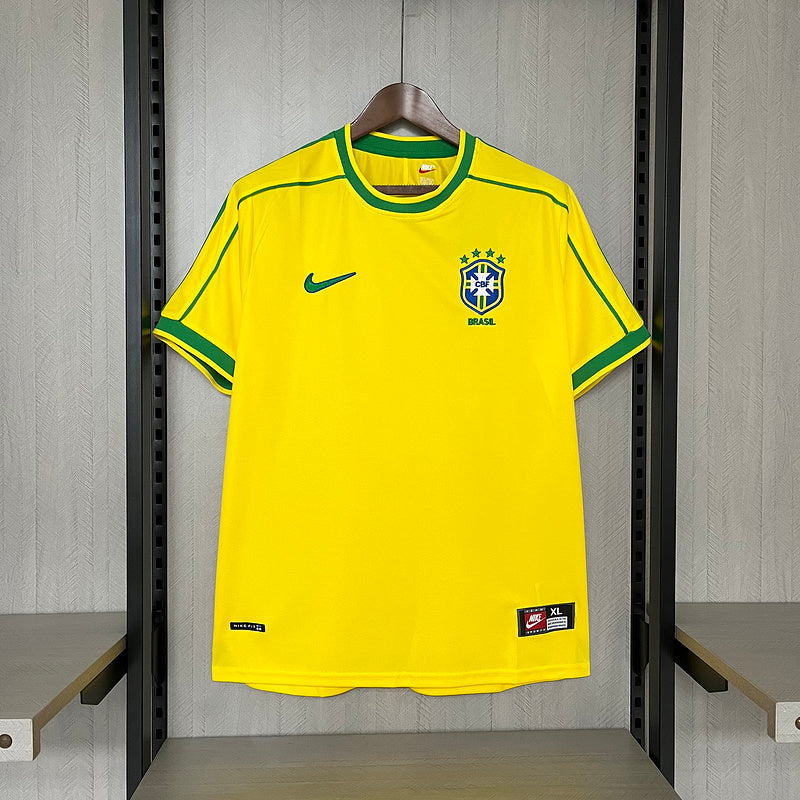 Camisa Seleção Brasileira Retrô 1998 - Home