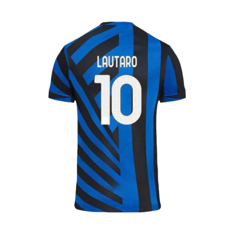 CAMISA 1 INTER MILÃO 24/25 VERSÃO TORCEDOR PERSONALIZADA LAUTARO 10