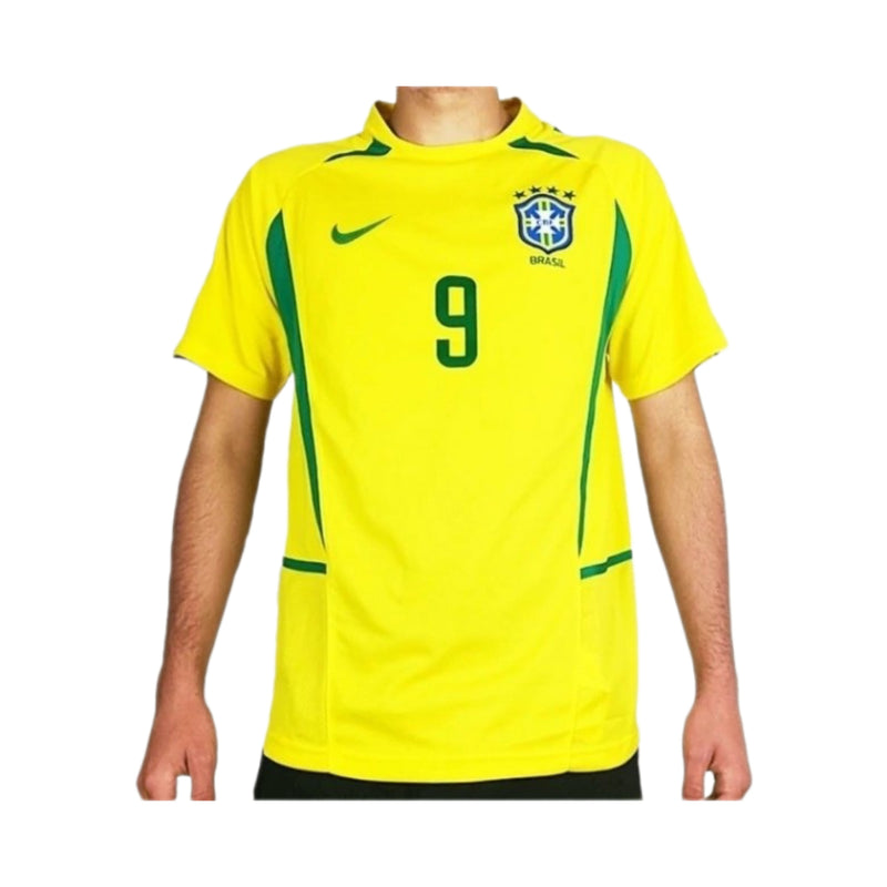 Camisa Ronaldo 9 Retrô Copa 2002 - Home