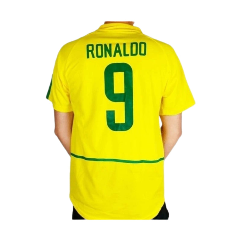 Camisa Ronaldo 9 Retrô Copa 2002 - Home