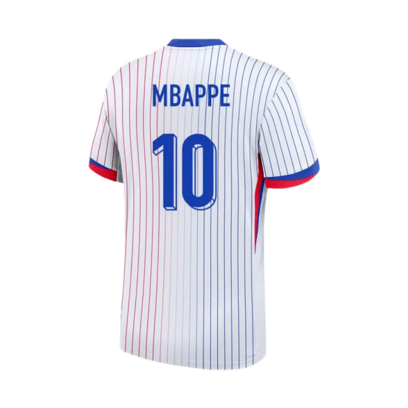 CAMISA 2 FRANÇA 24/25 VERSÃO TORCEDOR PERSONALIZADA MBAPPÉ 10