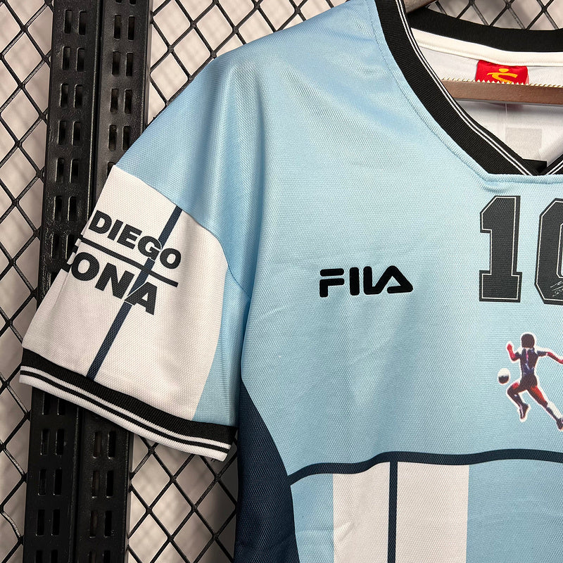 Camisa Argentina Homenagem a Maradona 10 torcedor