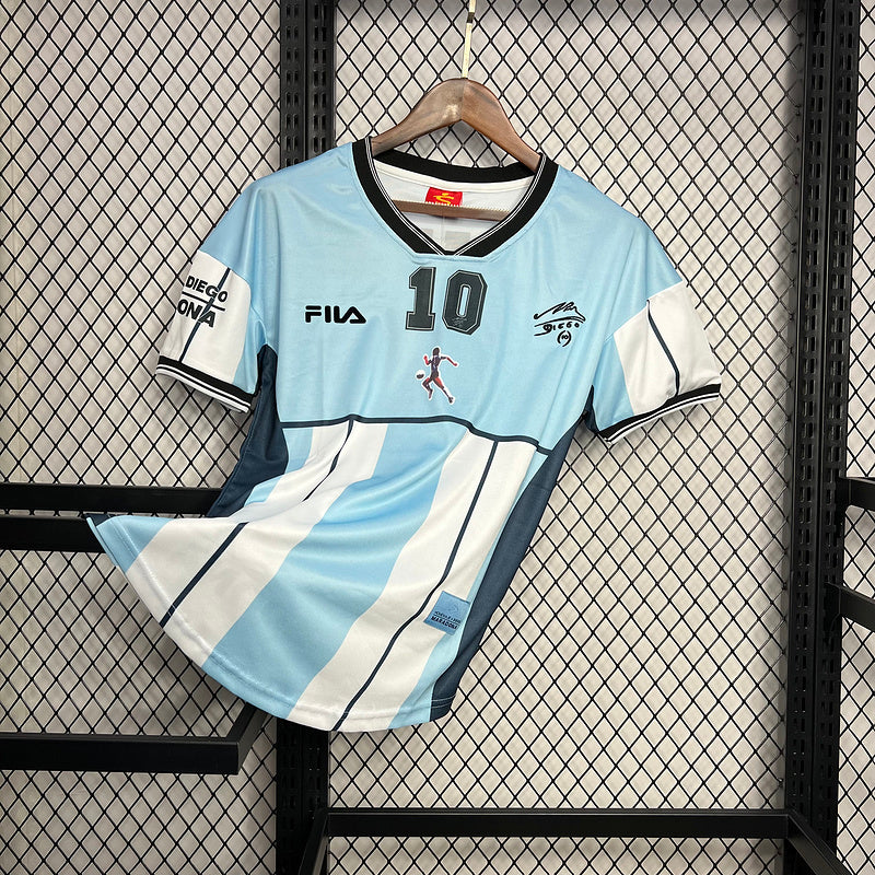 Camisa Argentina Homenagem a Maradona 10 torcedor