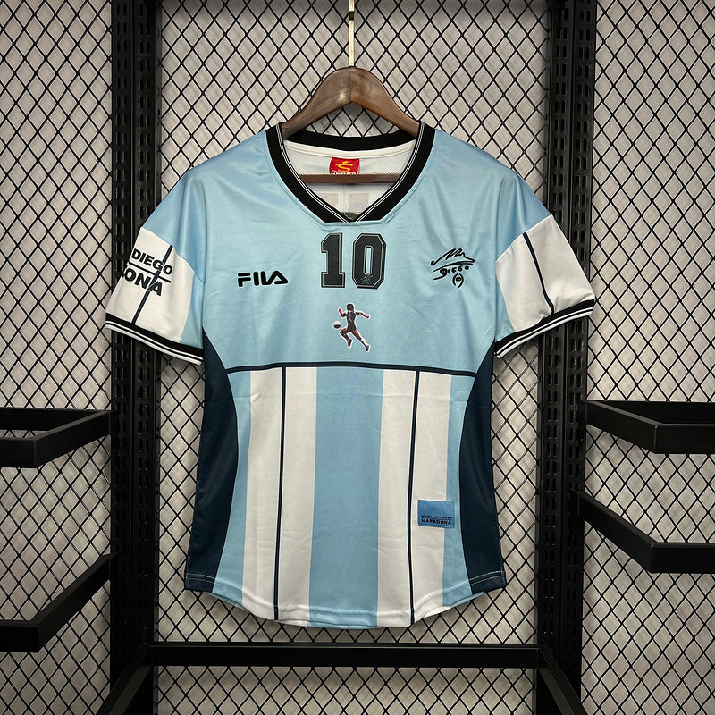 Camisa Argentina Homenagem a Maradona 10 torcedor