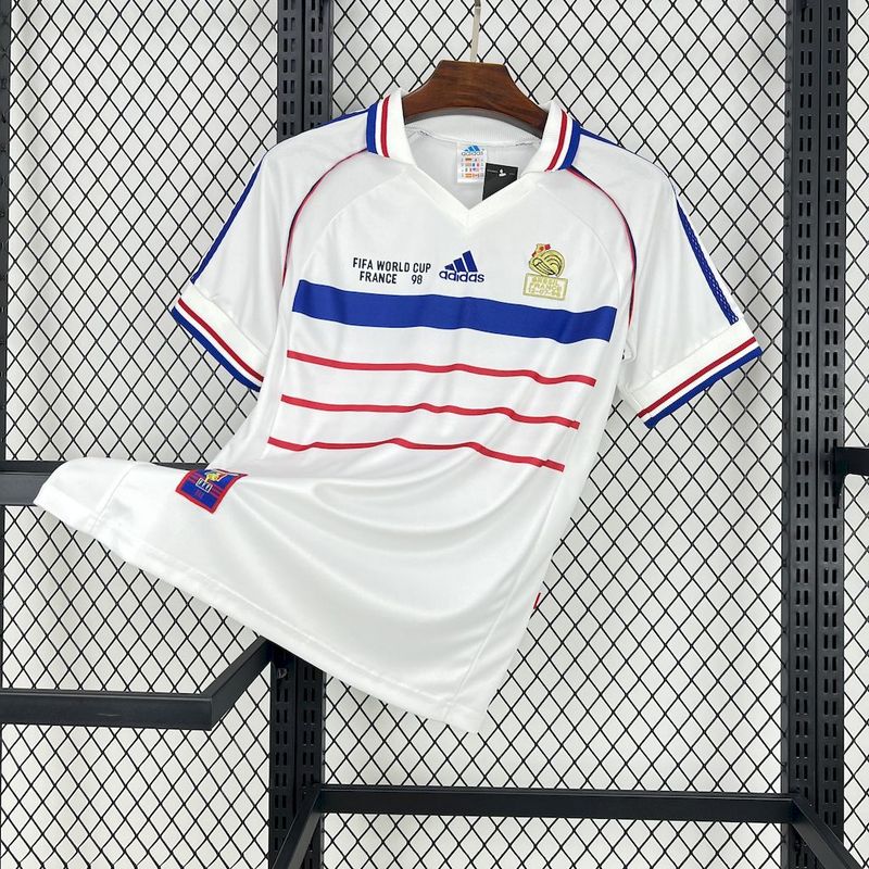 Camisa 2 França retrô Copa 1998