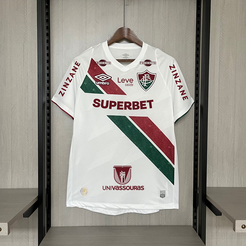 Camisa 2 Fluminense temporada 2024 com patrocinadores