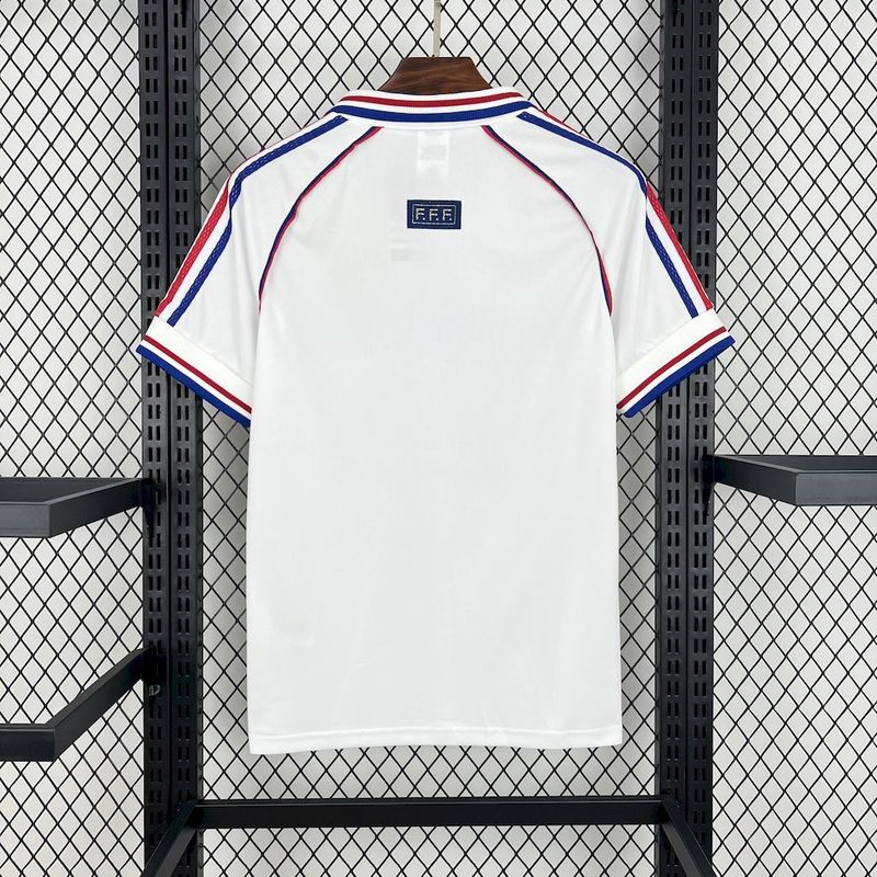 Camisa 2 França retrô Copa 1998