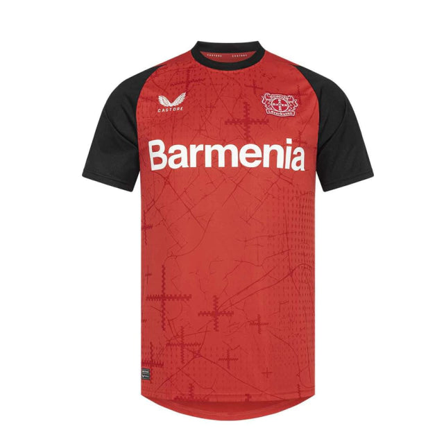 Camisa I Bayer Leverkusen 24/25 - Castore - Versão torcedor